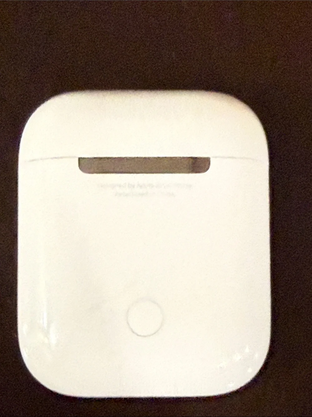 Apple White Wireless Earbuds Charging Case